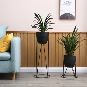 Support à plantes en forme <span class=keywords><strong>d</strong></span>'épingle à cheveux, blanc et noir, pot de fleurs, jardinière, pot de fleurs vert à la mode chinoise, <span class=keywords><strong>d</strong></span>écoration intérieure, support à fleurs - Product Image 3
