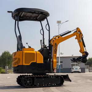 Hoge specificaties 1 ton minigraafmachine HT10G met topcilinderontwerp, nieuw dashboard en voetpedaal - Product Image 4