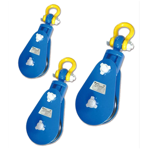 Strappa puleggia blocco con grillo o gancio - Product Image 1