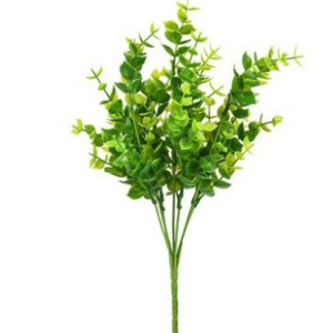 Bouquet de tiges d'eucalyptus artificielles Greenway en plastique vert, 30cm-100cm, pour décoration intérieure, style forêt - Product Image 1