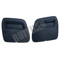 Pour DUSTER OLIVER 2018-2024 Cache-œillets de remorquage avant noir Références 511812958R et 511809831R