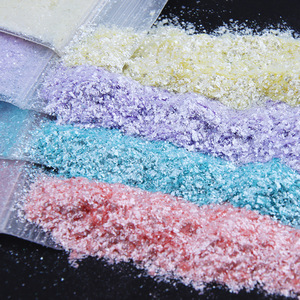 Polvo de mica de colores para resina epoxi, accesorios de joyería DIY, polvo de perlas brillantes de tamaño mediano - Product Image 1