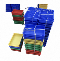 Boîte de rangement sur mesure en plastique PP à pieds hauts pour cellules de batterie au lithium et composants électroniques