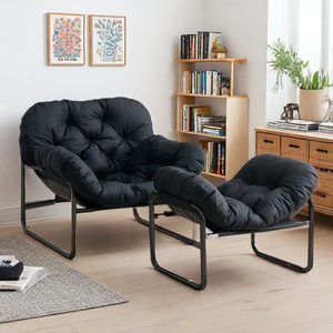 Rocker bohemio moderno <span class=keywords><strong>para</strong></span> sala de estar y balcón, durmiente <span class=keywords><strong>para</strong></span> una sola persona con estética minimalista | Dropshipping fácil - Product Image 4