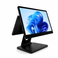 Système de point de vente à double écran pliable, écran tactile, caisse enregistreuse pour supermarché, restaurant, directement de l'usine