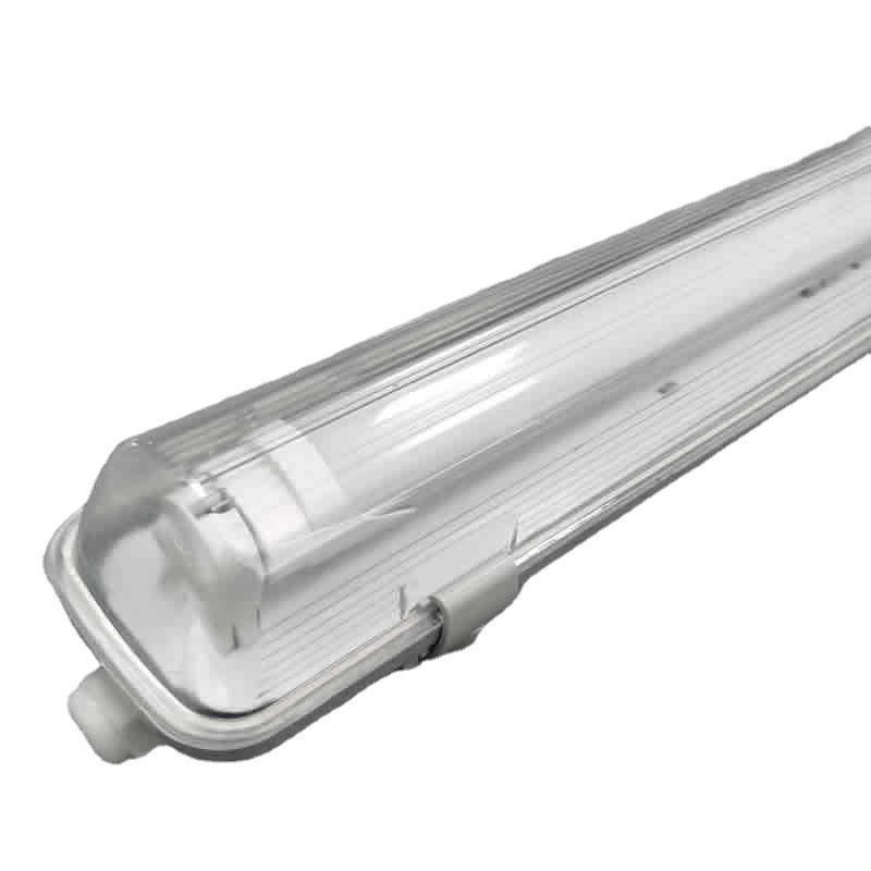 T8 2 Voeten Fluorescerende Drie-Proof Lamp IP65 Pc Cover Abs Bodem Waterdichte Lamp Led Batten