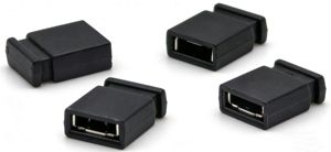 Mini Conector Jumper de 2.54mm, Cierre de Bronce Semi-auriculares, Material PBT Ignífugo UL94V-0, Altura: 6.5mm - Product Image 5