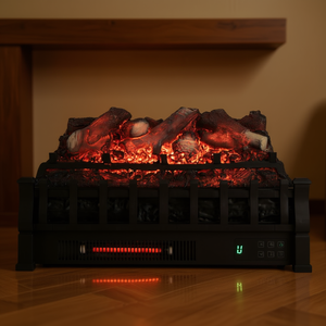 Chimenea Eléctrica de Cuarzo Infrarroja 3D Ajustable con Llamas de Colores, Calefacción de 1500W, Pantalla LED, Protección contra Sobrecalentamiento, Control por Aplicación - Product Image 2