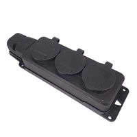 Connecteurs étanches IP54, 220V, 2 broches, avec couvercle, allemagne, russie, Extension sans fil, 3 prises de courant, 16a, 3500W, nouveauté