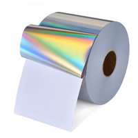 Étiquettes holographiques autocollantes imperméables Laserjet en PET et PP pour Afinia LT5C, usage cosmétique