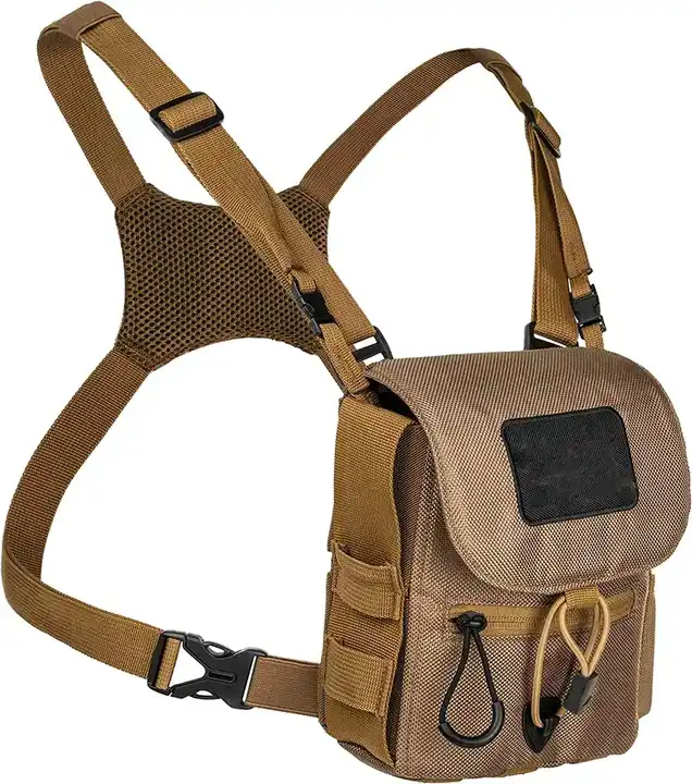 Portable Travel Tactical Vest Chest Rig Binocular Harness Adjustable
