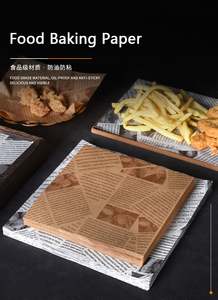 Papel Antigrasa Impreso, Papel Antigrasa de Grado Alimenticio de Alta Calidad, Materia Prima, Papel para Envolver Hamburguesas en Hojas de Silicona Blanca - Product Image 6