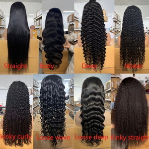 Achetez des perruques en dentelle frontale de qualité supérieure, cheveux Remy indiens/vietnamiens, 13x4/6 HD, cheveux humains naturels avec double trame à la machine - Product Image 6