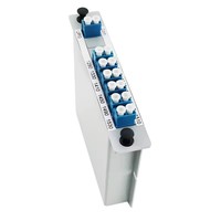 Caja LGX multiplexora de fibra CWDM Mux/Demux con conector LC de equipo WDM DWDM de 1270-1410nm para redes 3G 4G 5G