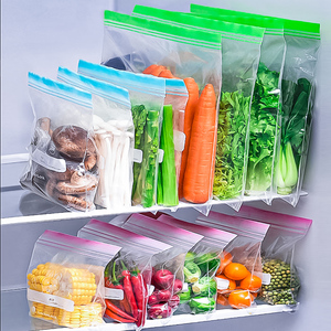 AIUDO <b>Plastic</b> Factory China Waterproof Transparent White LDPE Double Zipper Sample Ziplock Bags for <b>Beads</b> Jewelry Food Packaging - Product Image 4