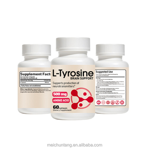 GMP-fabriek levert L-tyrosine poeder, L-tyrosine capsules, L-tyrosine capsules, wellness aminozuren supplementen, hersenfunctie bevorderende supplementen - Product Image 3