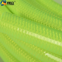 Tuyau renforcé en fibre de PVC, tuyau tressé en PVC, tuyau en PVC renforcé en fibre, fourni par l'usine