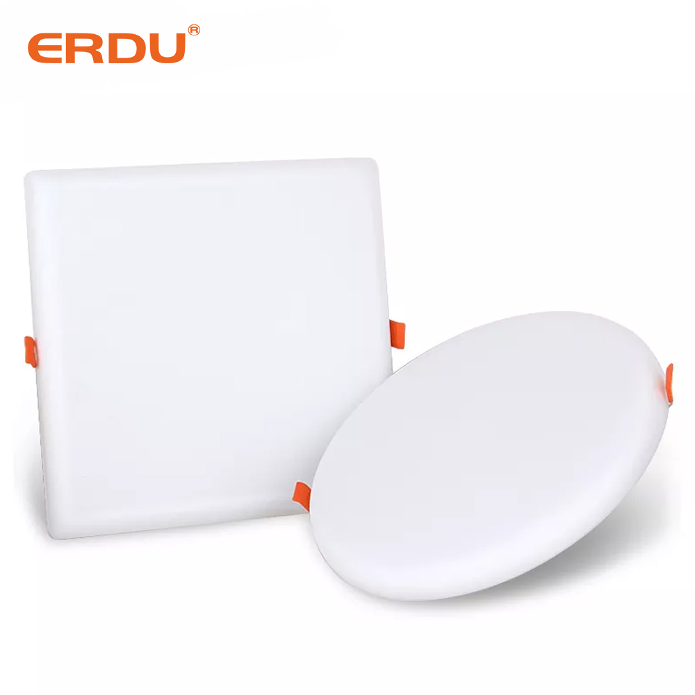 Panel de luz Led Downlight delgado sin marco ajustable cuadrado lámpara de rejilla superficie Luz de techo Led 12w