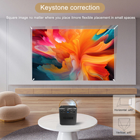 Proyector DLP 4K 16GB P12 Más Vendido, Batería de 9000mAh, Full HD 1080P, 500ANSI Lúmenes, Android 9, Enfoque Automático, Video de Tiro Corto, Portátil