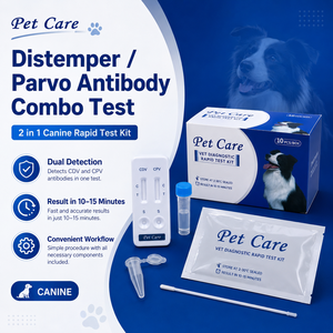 Kit de Prueba Rápida de Anticuerpos de Brucella Canina para Clínicas Veterinarias, Kit de Detección de <span class=keywords><strong>C</strong></span>.<span class=keywords><strong>Bru</strong></span> Ab con Lectura Precisa - Product Image 4