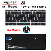 Nouveau clavier d'ordinateur portable en plastique avec disposition US pour EliteBook 820 G3/G4 725 G3/G4 - En stock
