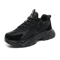 Chaussures de marche décontractées pour hommes en cuir microfibre, semelle intermédiaire en EVA, semelle extérieure en PU TPR, légères et confortables pour la marche toute l'année