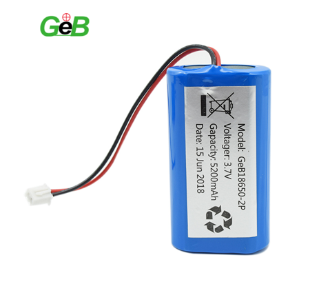 Factory Price 3.7v 5200mah 1S2P 18650 Lithium Li-ion Battery Pack Replacement POS Terminal Battery