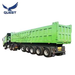 Jonc Bauxite — <span class=keywords><strong>camion</strong></span>-<span class=keywords><strong>benne</strong></span> de transport, à décharge arrière, semi-remorque, <span class=keywords><strong>5</strong></span> et 6 axes, en promotion - Product Image 2