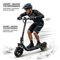 Nouveauté : Scooter électrique avec pneus tubeless de 10 pouces, 500W, 36V, 10Ah/13Ah pour adultes