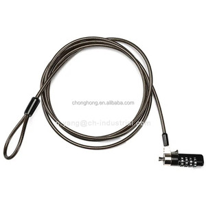 Gran oferta, combinación de dígitos contra robo, cuña, portátil, contraseña Digital negra, bloqueo de <span class=keywords><strong>Cable</strong></span> de seguridad para ordenador portátil, bloqueo para seguridad - Product Image 1