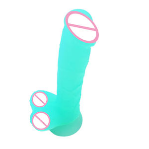 Silikon gelee Farbe Künstlicher Penis Realistischer Pilz Kopf Pferd Dildos Fotos von Gummi Penis - Product Image 5
