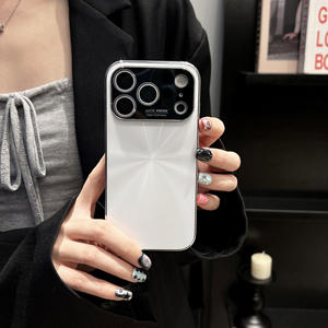 Coque de téléphone électroplaquée à motif <span class=keywords><strong>CD</strong></span> pour iPhone 17, compatible avec iPhone 17, 16, 15, 13, 14 Pro Max - Product Image 2