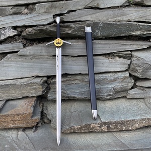 World popular game character <span class=keywords><strong>sword</strong></span> metal <span class=keywords><strong>sword</strong></span> Wild Hunt Game arma portachiavi di Geralt toys <span class=keywords><strong>art</strong></span> 30CM dal produttore cinese - Product Image 5