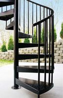 Escalier en colimaçon en verre pour villa et commerce, facile à installer, escalier hélicoïdal extérieur pour résidentiel