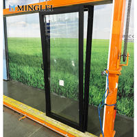 Ventana Abatible de Aluminio con Rotura de Puente Térmico NFRC, Triple Acristalamiento, Estilo Europeo, para Supermercado