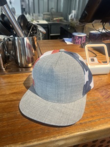 หมวกแก๊ป 5 แฉก แบบตาข่าย สั่งทำได้ ขายส่ง หมวกเปล่า หมวก Snapback สำหรับผู้ชาย โรงงานผลิตพร้อมโลโก้สั่งทำ - Product Image 6