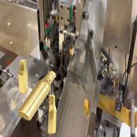 Équipement d'emballage vertical à feuille pliante pour bonbons en bouteille semi-remplis, scellage thermique haute vitesse, personnalisable automatiquement