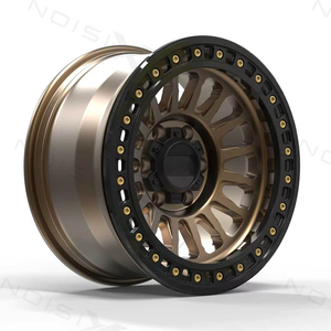 Rines de Bronce Forjado de 17, 18 y 20 Pulgadas, 6x135, 6x139.7, 6x165.1, Acabado Pulido y Cepillado Personalizado para Nissan, Ford F150, Chevy, GMC, Estilo KMC - Product Image 2