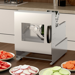 Stainless Steel Multifunctional Commercial Electric Potato <b>Fruit</b> & <b>Vegetable</b> Cutter Frozen Meat Slicer <b>Machine</b> 220V - Product Image 1