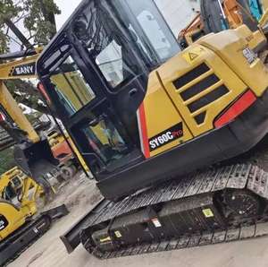 SanySY60C ขุดตีนตะขาบไฮดรอลิกขุดมือสองมอเตอร์เกียร์ธรรมดา PLC - Product Image 6