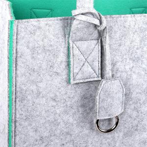 ถุงผ้าสักหลาดอเนกประสงค์แบบพกพาใช้ซ้ำได้สำหรับเก็บของนับไม่ถ้วนกระเป๋าผ้าสักหลาดอเนกประสงค์ออกแบบได้ตามต้องการ - Product Image 3