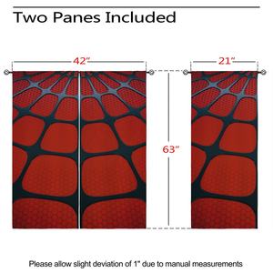 <strong>Superhero</strong> Red Spider-Man Blackout <strong>Curtains</strong> Girls Boys Kids Teens Home Decor Modern OEKO-TEX Certified Flame Retardant Insulated - Product Image 6