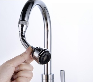 Robinet de lavabo moderne de haute qualité en plastique et métal avec <span class=keywords><strong>filtre</strong></span> aérateur, économiseur d'eau et anti-éclaboussures pour la cuisine - Product Image 6
