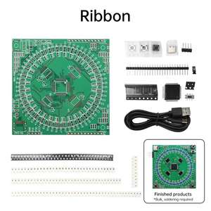 ไฟ LED สำหรับวิ่งชุด DIY <span class=keywords><strong>วงจร</strong></span>อิเล็กทรอนิกส์แบบง่ายโมดูลการสอนการทดลองบอร์ดฝึกหัดบัดกรี - Product Image 4