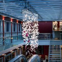 Lustre de luxe en pierre de cristal verte de grande taille pour hall, loft, escalier, projet personnalisé, lustre moderne suspendu au plafond à LED