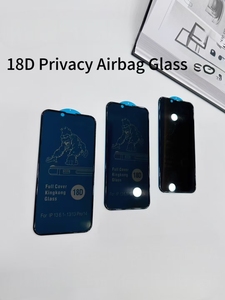 ฟิล์มกันรอยแบบป้องกันการมองเห็น 10 ชิ้น 1 <span class=keywords><strong>ชุด</strong></span> 18D Airbag HD Privacy Japan Asahi Glass ความแข็ง 9H ขอบโค้ง 2.5D สำหรับรุ่น 16 15 และ A01S - Product Image 2