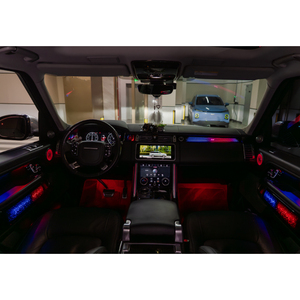 Éclairage d'ambiance RGBIC pour voiture, directement de l'usine, pour Land Rover Range Rover Vogue type Extended 2018-2022, décoration intérieure, bande LED - Product Image 2