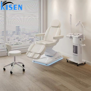 Kisen Modern Luxury White <b>Electric</b> Spa Beauty Treatment Chair Bed <b>Electric</b> Beauty Chair Cosmetic Chair for Beauty Salon Use - Product Image 2