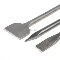 Marteau perforateur électrique SDS Max avec ciseau à pierre à gouge creuse plate large pour les travaux de maçonnerie en béton et en pierre