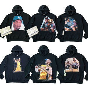 Streetwear hommes <span class=keywords><strong>tapisserie</strong></span> à capuche fabricant autocollant personnalisé retravaillé Boxy Applique Baggy sweats lavé sweats à capuche hommes - Product Image 4